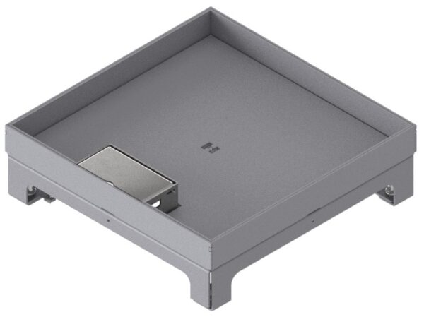 Produktbild UBD 264 251  -  Unterflur-Bodendose UBD 260 inkl. Deckel mit Kante, geschlossen, 25mm Vertiefung und 1 Schnurauslass